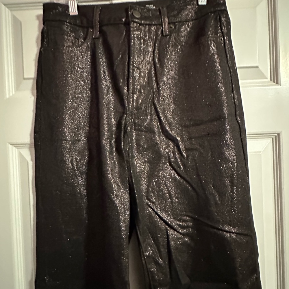 Old Navy Women’s  Black Shimmer Jeans size 6tall